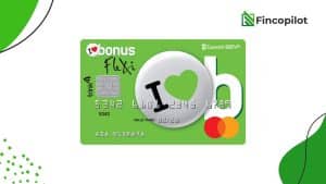 Die grüne Kreditkarte GarantiBank Bonus Flexi mit Mastercard-Logo und kontaktloser Bezahlfunktion – ideal für moderne Verbraucherinnen wie Ada Ulukaya, die Flexibilität und Bonuspunkte kombinieren möchten.